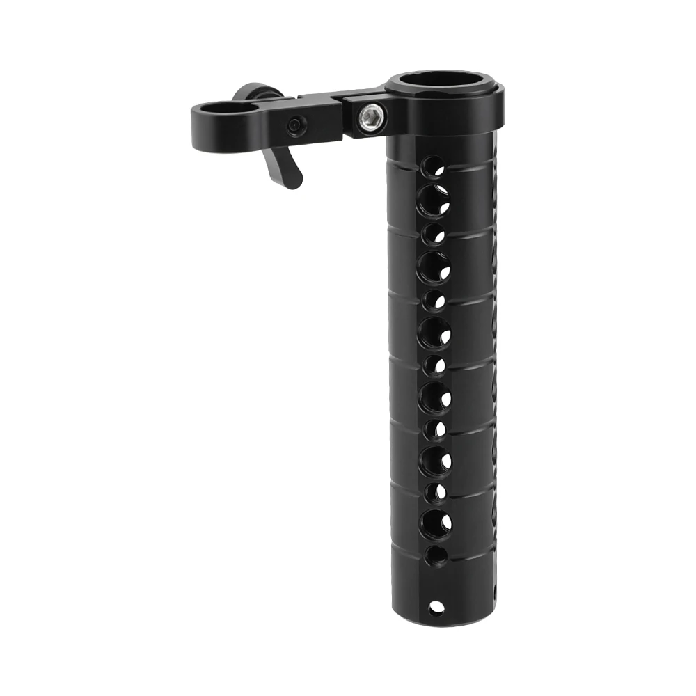 Kayulin manico con morsetto per asta da 15mm manico regolabile in alluminio per formaggio impugnatura staccabile per gabbie per Monitor con gabbia per fotocamera Dslr