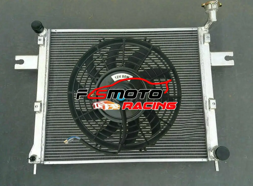 For Jeep Commander Grand Cherokee 3.0 3.7 4.7 6.1 V6/V8 2006 2007 2008 2009 2010 06 07 08 09 10 Aluminum Radiator + Fan