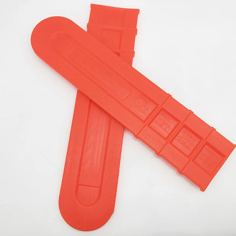 12" 14" 16" 18" Chainsaw Guide Plate Protector Thickened Plastic Chainsaw Bar Cover Scabbard Guard For Garden Saw Accessories