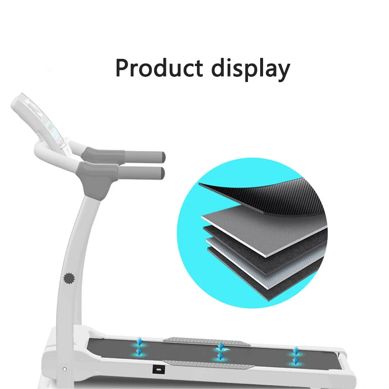 Household treadmill multifunctional indoor treadmill weight loss artifact folding mute electric running fitness equipment