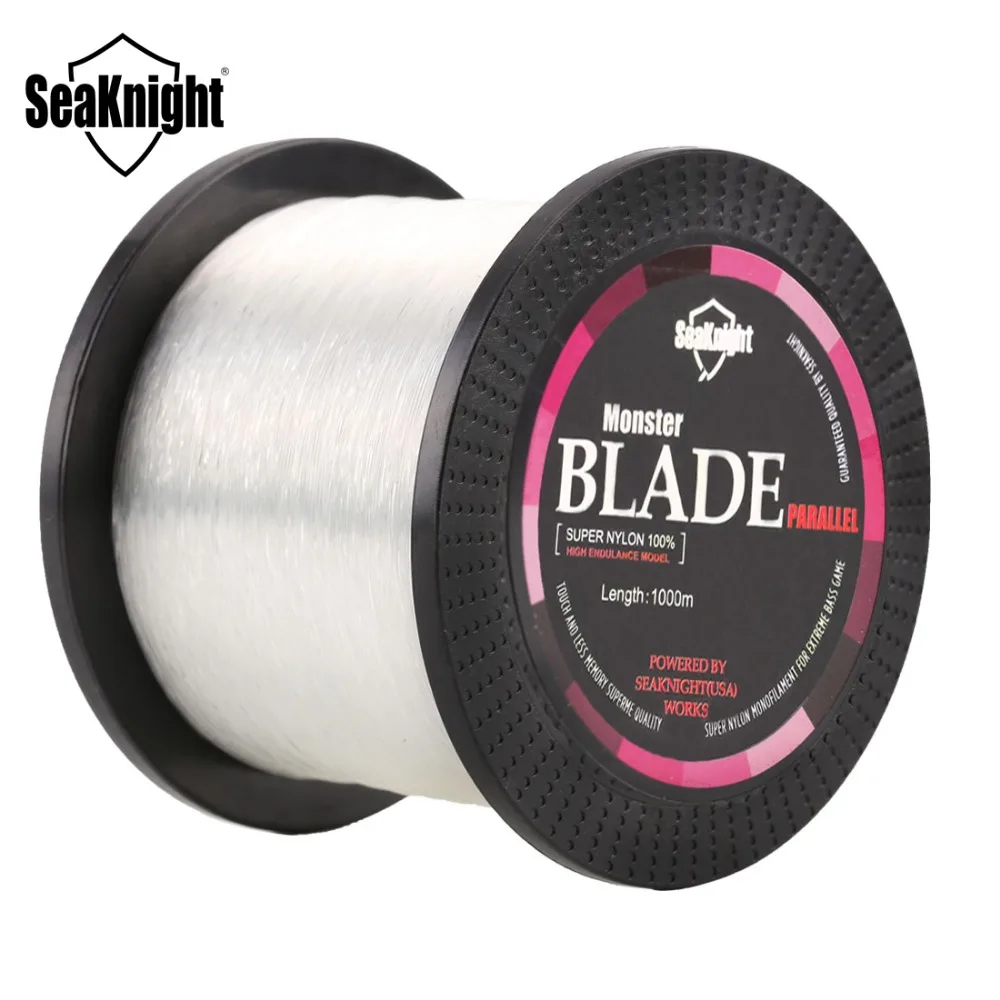 

SeaKnight BLADE 1000M Nylon Fishing Line Monofilament Japan Material Super Fish Line Mono Nylon Line 2-35LB Saltwater/Freshwater