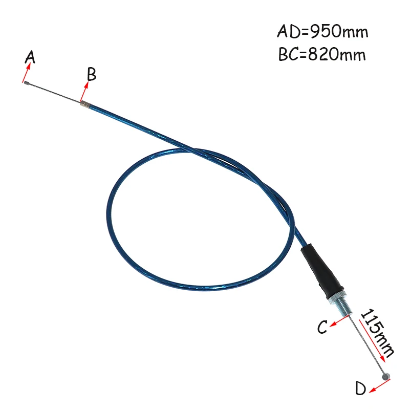 Motorcycle Gas Throttle Cable Wire Line For Pit Dirt Bike Motocross XR50 CRF50 CRF70 KLX 110 125 SSR TTR BBR