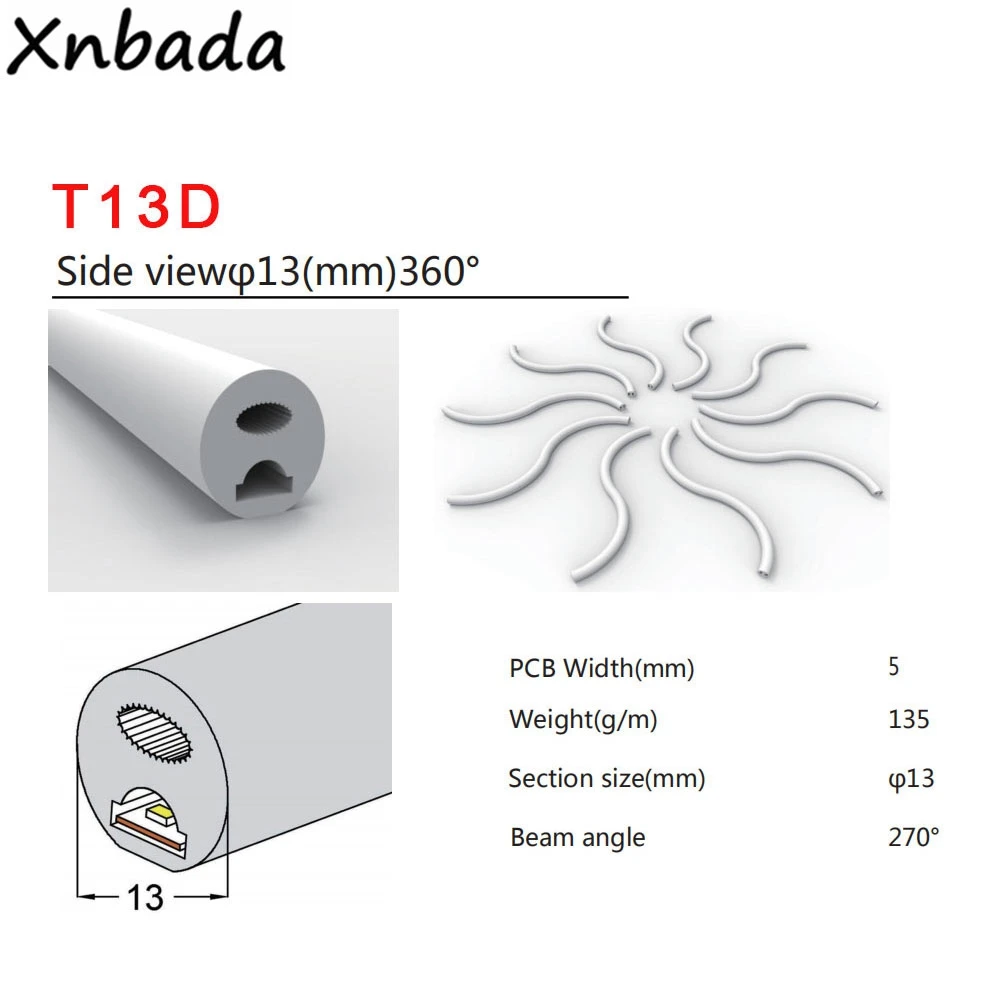 WS2811 WS2812 taśmy LED rura 5mm/3mm elastyczny Neon ledowy drut z żelu krzemionkowego światła świetlówka IP67 wodoodporne do dekoracji