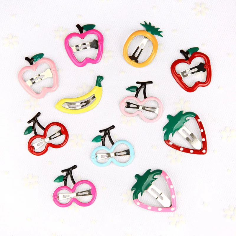 1 Pcs Lovely Children's Fruit Small Hairpin Girl BB Clip Side Clip Baby Hairpin Girl Clip Headwear Hair Accessories