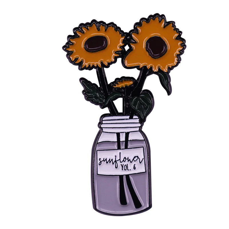 Sun Flower Vol.6 Enamel Pin My eyes want you more than a melody!