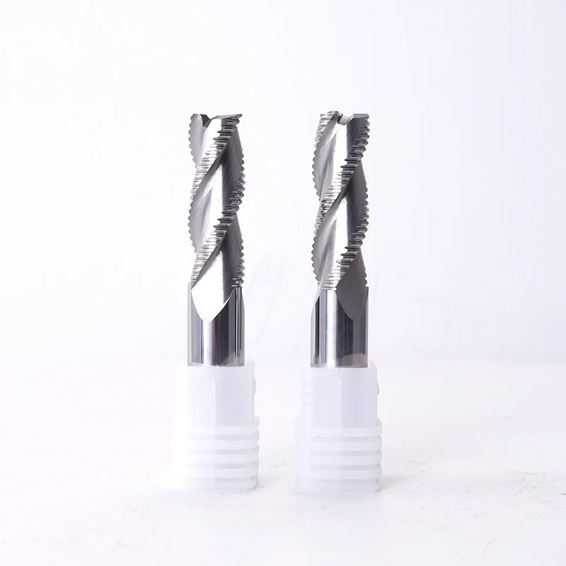 Aluminum Copper Metal Cutter Roughing End Mills HRC55 3 4 Flutes Alloy Carbide Milling Tools Roughing Milling Cutter 4mm 6mm 8mm