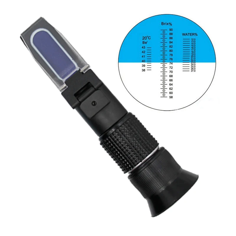 High Accurate Honey Refractometer, Beekeeping Pure Honey Water Sugar Content Brix Testing Tool