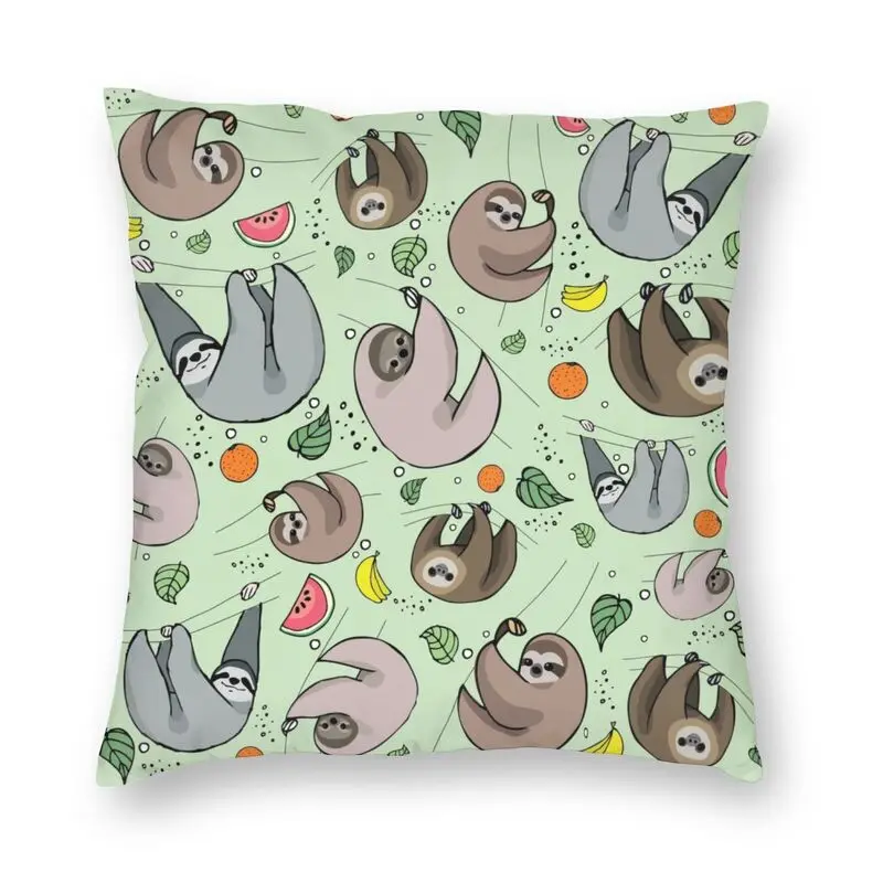 

Personalized Cute Sloths Pillow Cover Decoration 3D Double Side Print Animal Pattern Cushion Cover for Living Room