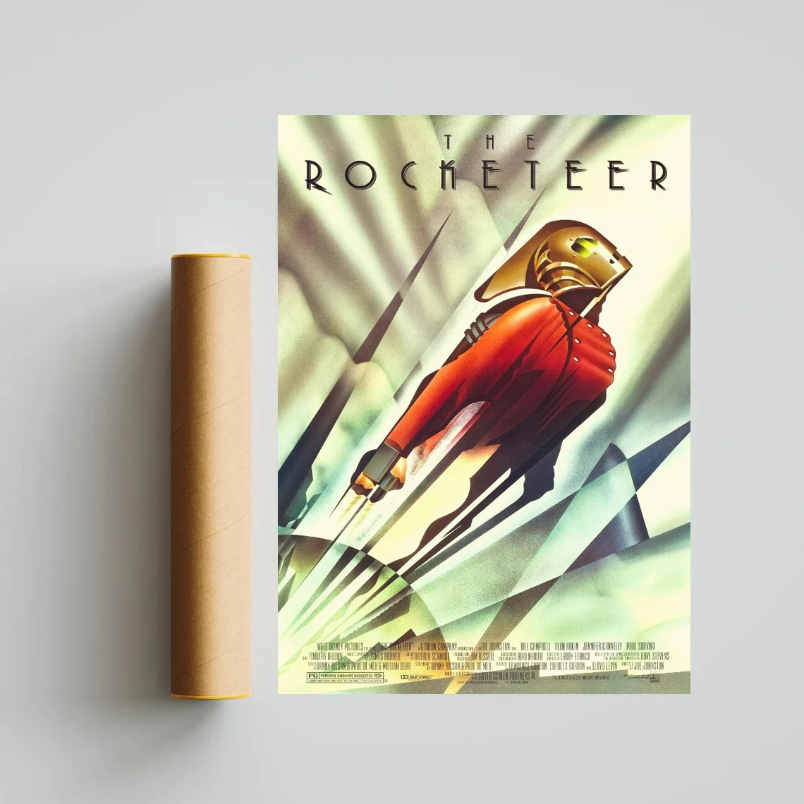 

The Rocketeer Movie Poster Canvas Print Classic Retro Vintage Wall Painting Art Poster