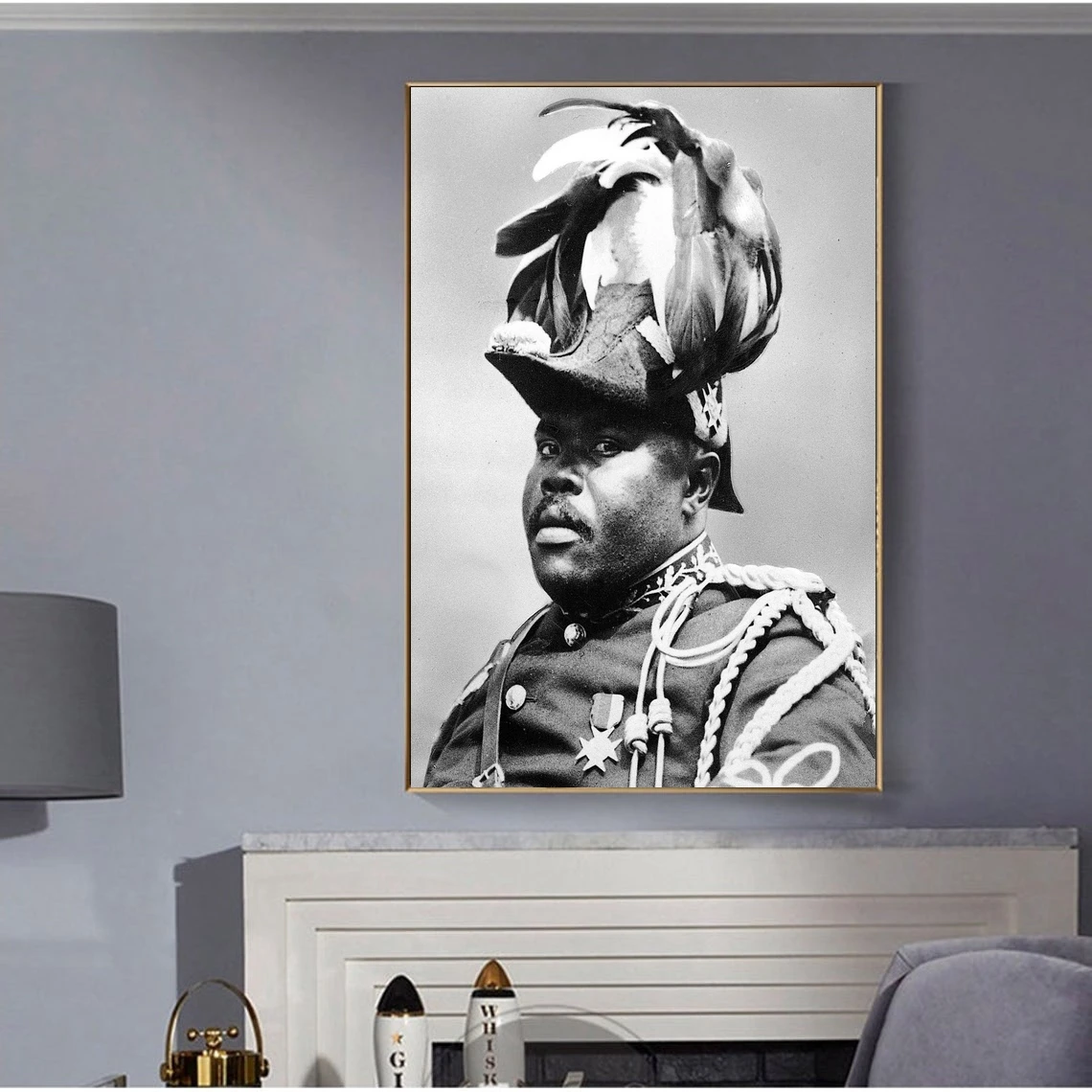 Marcus Mosiah Garvey Photography, High Quality Print, Civil Rights Black Liberation Nationalist Home Décor Wall Art