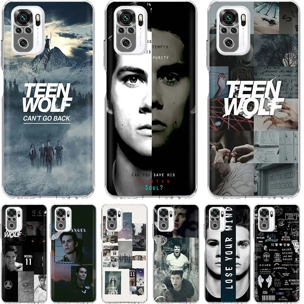 Dylan O'Brien Teen Wolf Phone Case For Xiaomi Redmi Note 13 12 12S 11 11S 10 10S 11E Pro Plus 11T 9 9S 8 8T 7 5 + Cover Fundas S