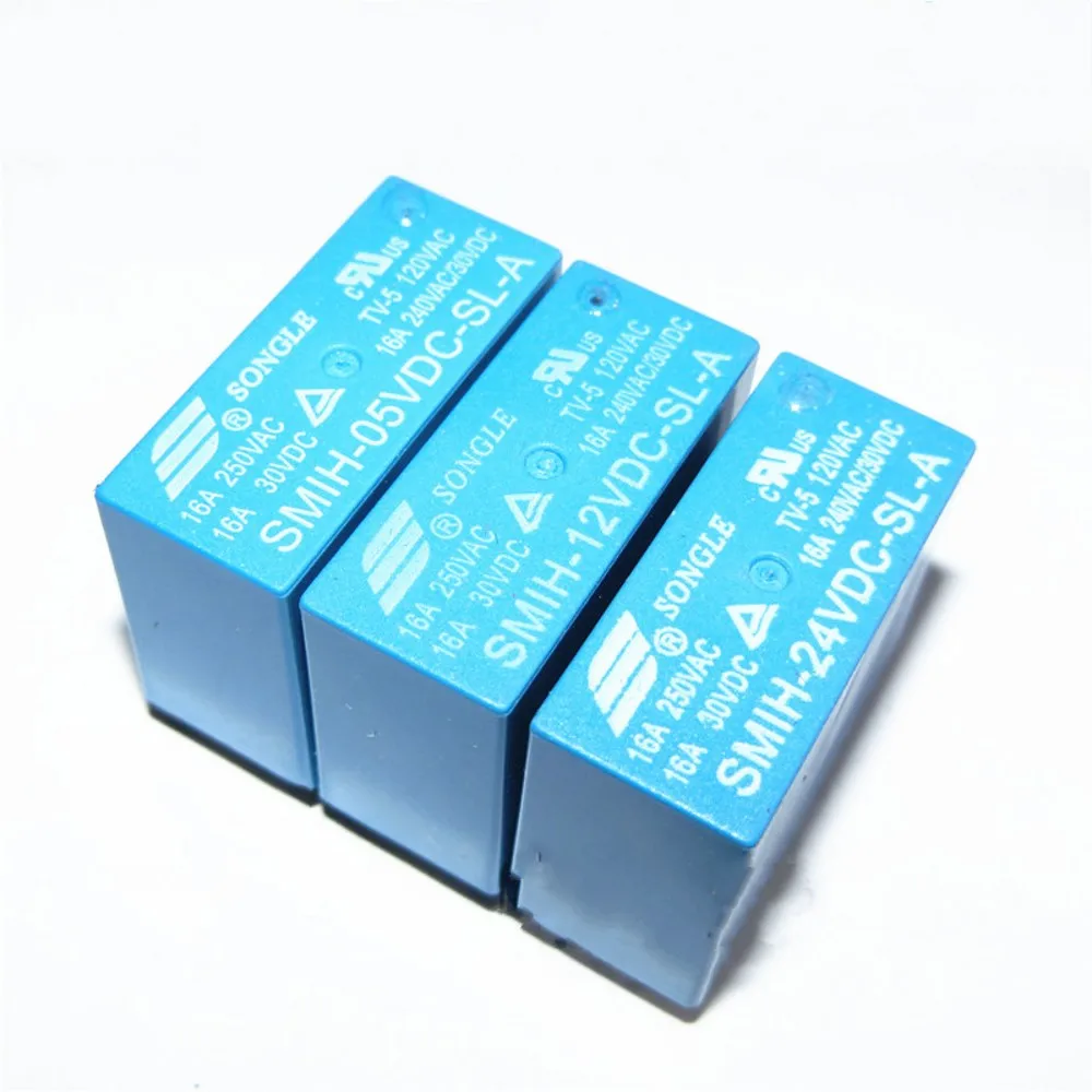 10PCS/lot Power relays SMIH-05VDC-SL-A 5V 16A 6PIN A group of normally open Original Relay