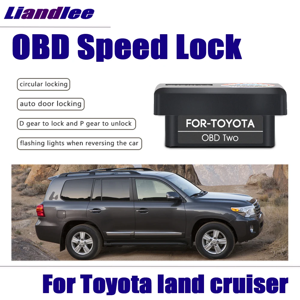 

Liandlee автомобильный OBD для Toyota Land Cruiser 2010/2011/2012-2016, защитный замок для двери и модуль разблокировки Plug Play