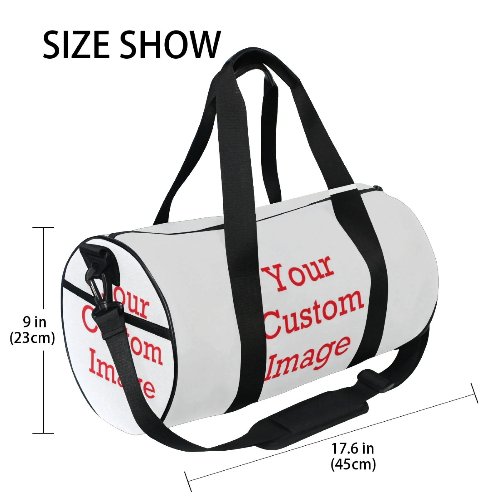 ALAZA New Gym Travel Bag Sport Outdoor Bags Custom Pictures Canvas Women Large Pocket Casual Tote Handbag Shoulder Bag For Women