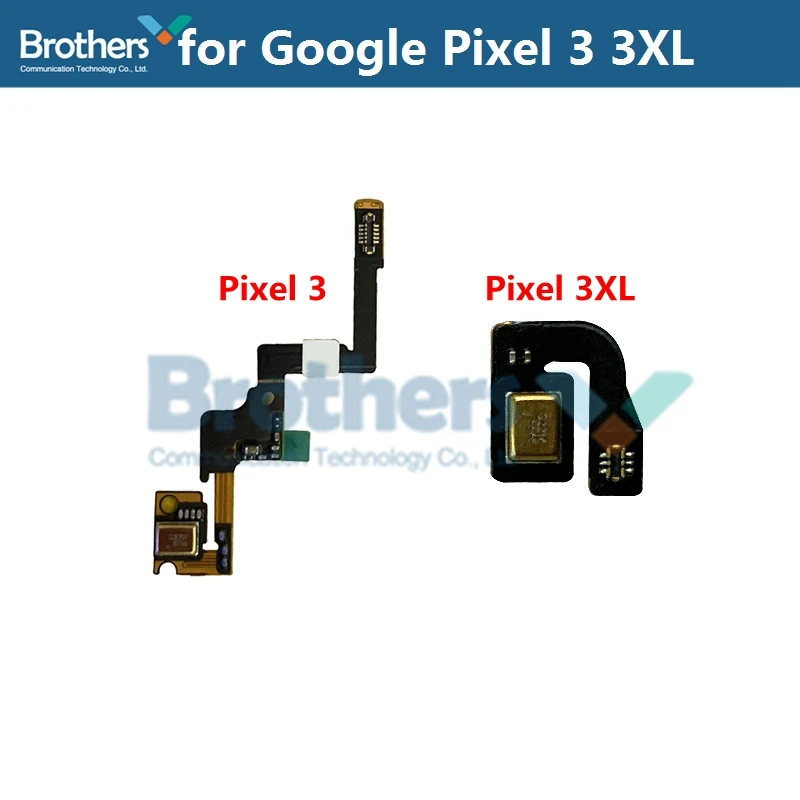 Google Pixel 3 용 마이크 스피커 Pixel3 Pixel3XL 마이크 플렉스 케이블 용 3XL 마이크 휴대 전화 수리 교체 부품 테스트 작업 