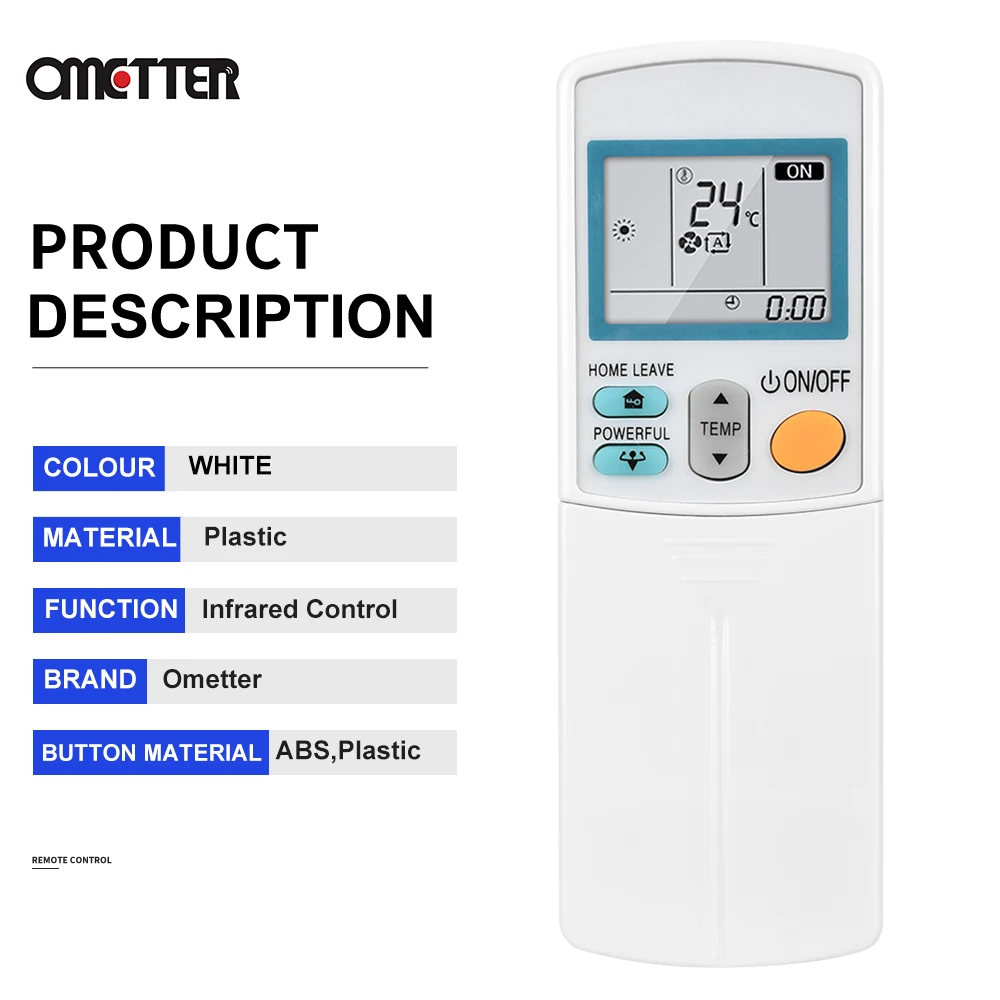 ARC433A1 Adatto per Daikin Telecomando Condizionatore D'aria ARC433B70 ARC433A70 ARC433A21 ARC446A3 ARC433A46 433A75