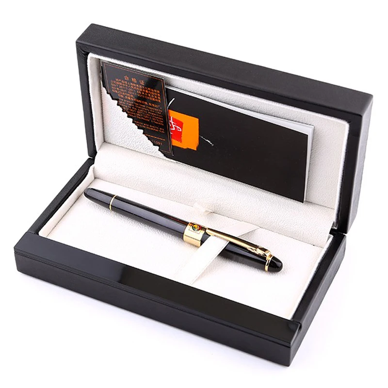 

Picasso 89 14K Gold Nib Metal Great Fountain Pen Fine Nib Black Collection Business Gift Pen For Writing Supplies With Gift Box