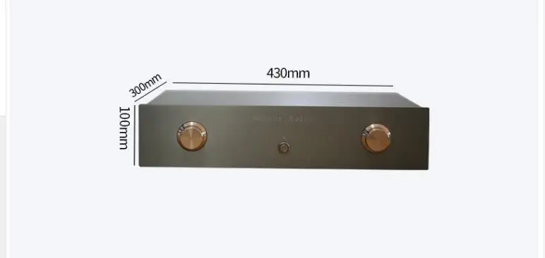 HI-END Class A output 64W*2  fully balanced preamp XLR+RCA dual input (ON) MJ21193/21194 pure class A circuit LM4562