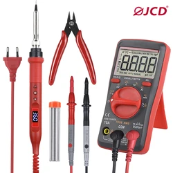 JCD LCD Electric Soldering Iron kit 80W 220V/110V Lighting Multi-function button Soldeing station Adjustable Temperature 908U