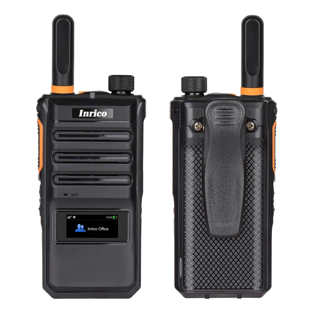 Camoro Android Mini Walkie Talkie 100 Km GSM WCDMA 4G LTE Smart Mobile Phone Network Intercom Poc Radio with NFC GPS Bluetooth