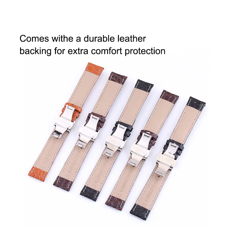 UTHAI B03 20mm Watch Strap Genuine 22mm Watch Band 12-24mm Watch Accessories High Quality 18mm Leather Watch Strap Watchbands