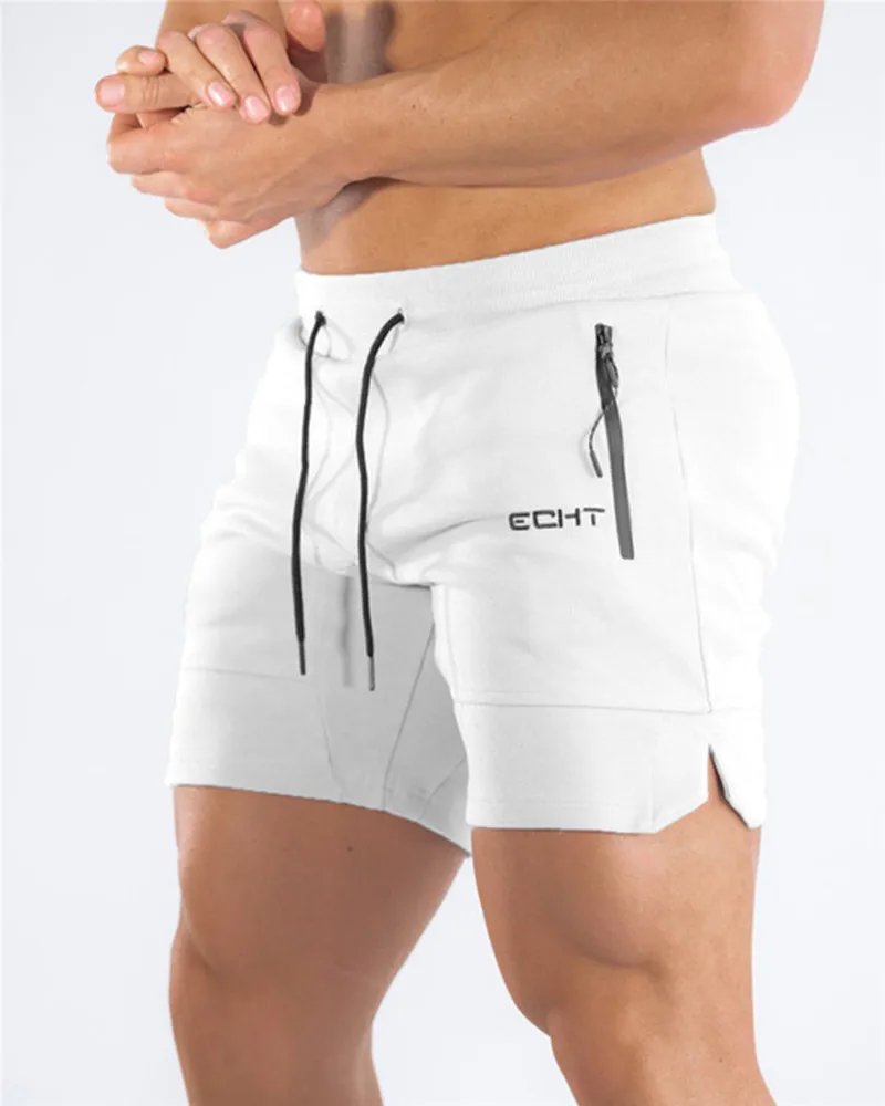 2024 nuovi uomini tasca con Zip Fitness palestre pantaloncini uomo estate Running pantaloni corti uomo Jogger Workout Beach Brand sport Shorts uomo