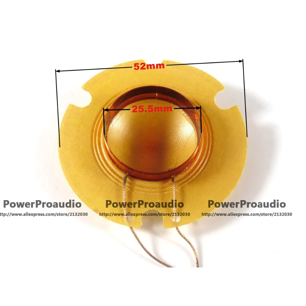 

Диафрагменные высокочастотные динамики 25,5 мм, динамик, звуковая катушка 8 Ом
