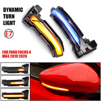 For Ford Focus 4 MK4 2019 2020 ST 2021 LHD LED Dynamic Turn Signal Blinker Sequential Side Mirror Indicator Light