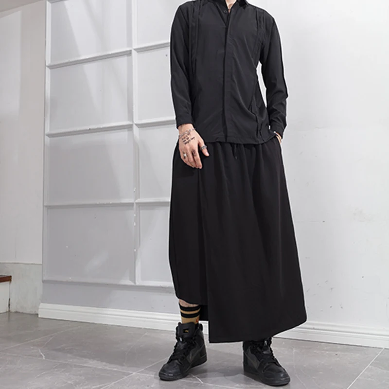Men's Pants Spring/Summer New Fashion Popular Loose Skirt Pants Men's Casual Pants Larger Korean Yamamoto Style