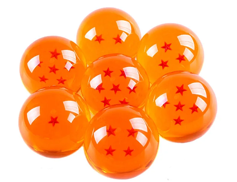 figurki zabawki 100% Nowe Kryształowe Kulki 7,5 CM Duży Rozmiar 1 2 3 4 5 6 7 Star Balls Klasyczne Figurki Akcji Zabawki Kolekcjonerskie