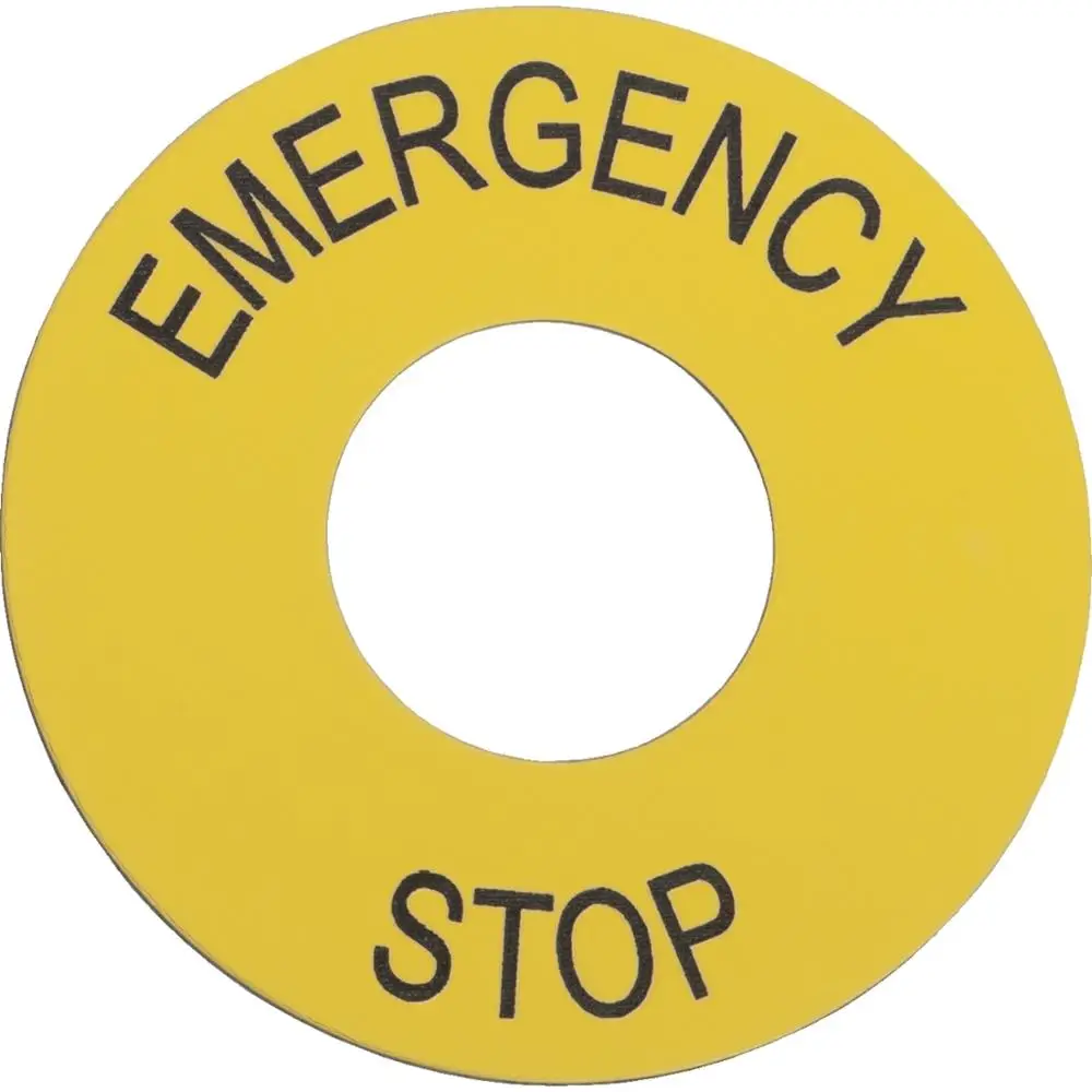 

ZB2BY9330 Legend - Ø 22 - Ø 60 mm - EMERGENCY STOP