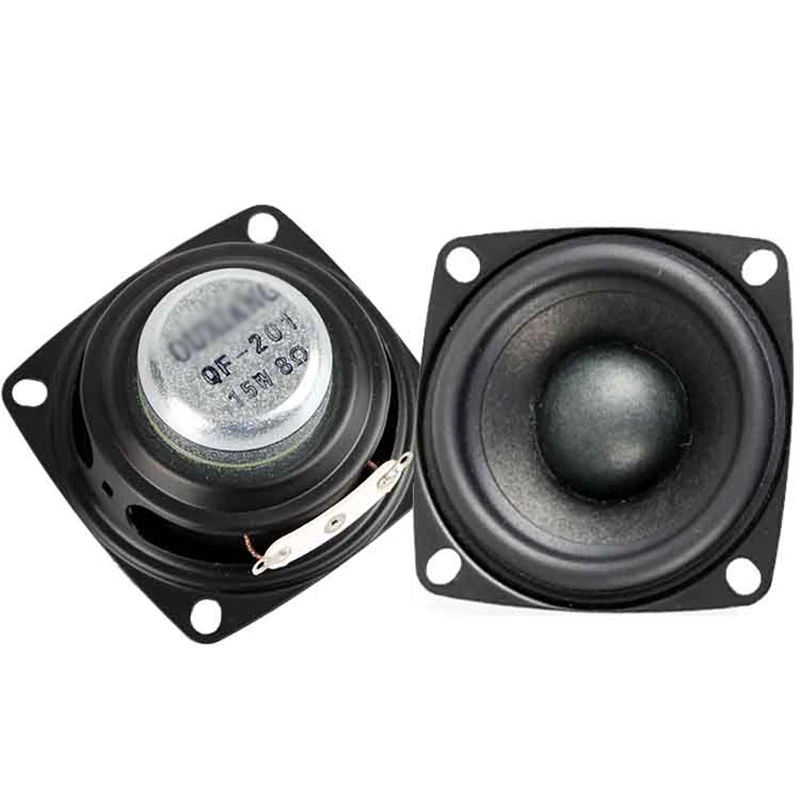 2 Inch Tweeter Speakers 15 Watt Full Range Woofer Loudspeaker 4Ohm / 8Ohm Neodymium Audio High Midbass Loudspeaker