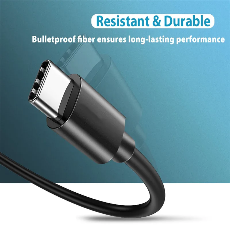 0.3m 2m USB Type C Cable to USB C Cable PD QC 4.0 Fast Charging for Samsung Galaxy Note 10 S20 Plus Oneplus 8 7t Xiaomi mi 10 9