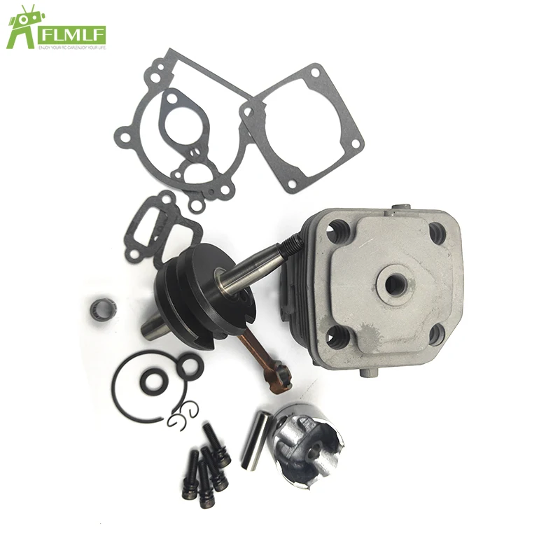 Rc Car Engine Parts 4 Bolt 32CC Upgrade 36CC Cylinder Kit Fit for 1/5 HPI ROFUN BAHA ROVAN KM BAJA Losi 5ive T FG