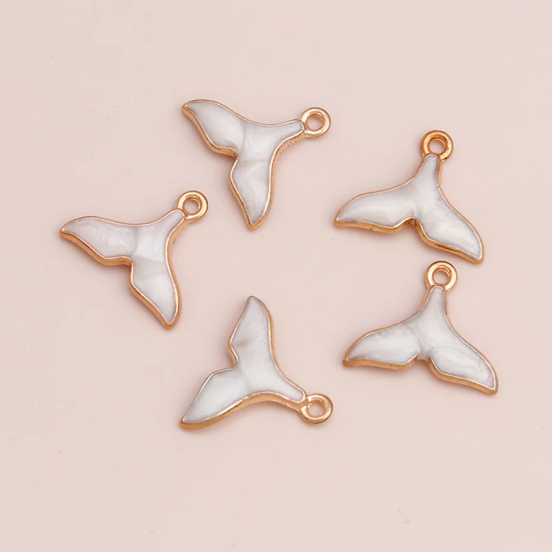 10 stücke Mix Nette Emaille Shell Seestern Charme Anhänger der Halskette Ohrringe Schlüsselanhänger Handemade DIY Schmuck Machen Zubehör – Detail 26