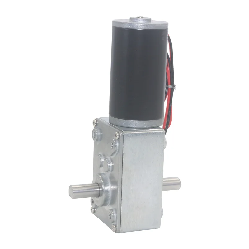 Imagem -02 - Dual Shaft Torque Turbina Worm Gear Motor para Máquina de Cortina Billboard Robot Bloqueio Eletrônico Bbq Range Hood 584031zys 6v 24v