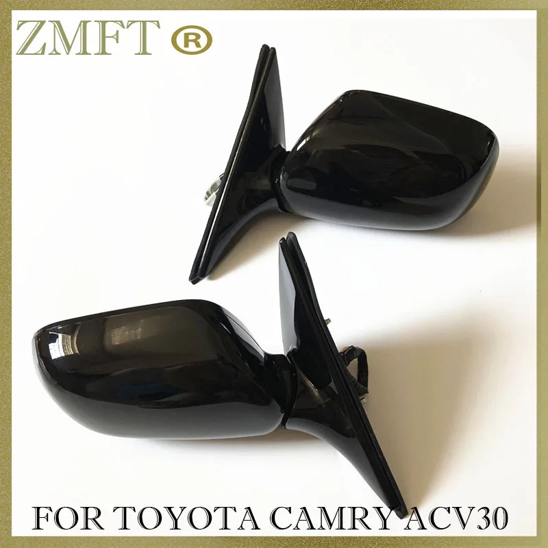 2PCS Left & Right Car Exterior Door Rearview Side Mirror Assy Electric+Auto Folding For Toyota CAMRY ACV30 MCV30 2.4 2001~2005