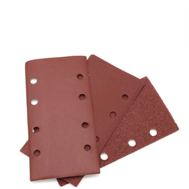 10 Pcs Rectangular Flocking Sandpaper / Square Sandpaper 95 * 185mm / Special-shaped Sandpaper / Grinder Sandpaper