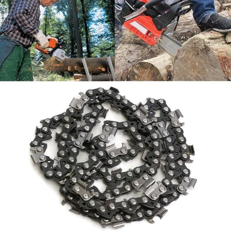 2 Pieces 16 Inch 56 Links Chain Logging Chainsaw Replacement Part Durable Electric Chain Dropship