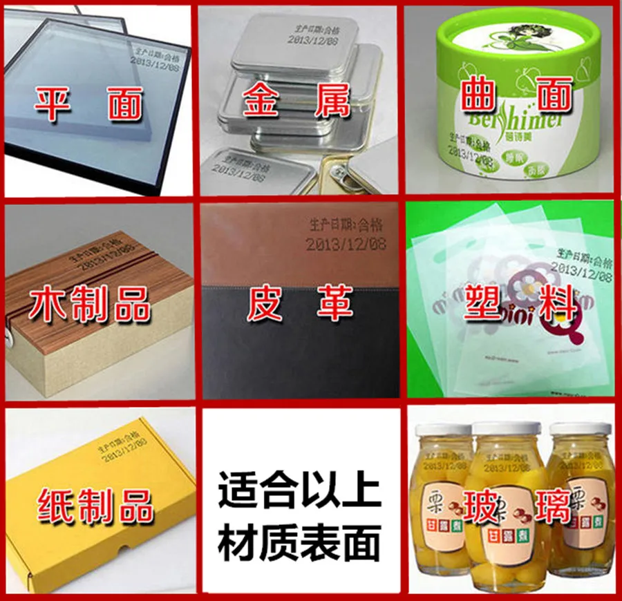 Máquina de codificación portátil A6, máquina de escritura pequeña, impresora de fecha de tinta manual, máquina de estampado de Fecha