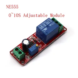 NE555 DK555 Timer Switch Adjustable Disconnect Module Time Delay Relay Module DC 12V Delay Relay Shield 0~10S