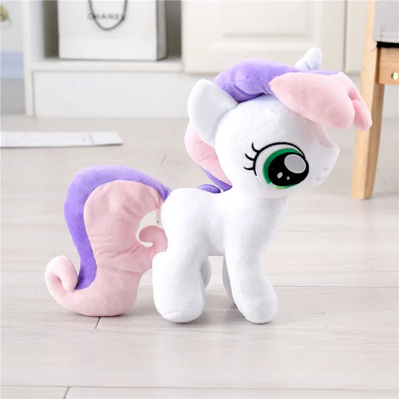 3Pcs/Set Anime Scootaloo Apple Bloom Sweetie Belle Cartoon Horse Plush Doll Stuffed Toys 10\