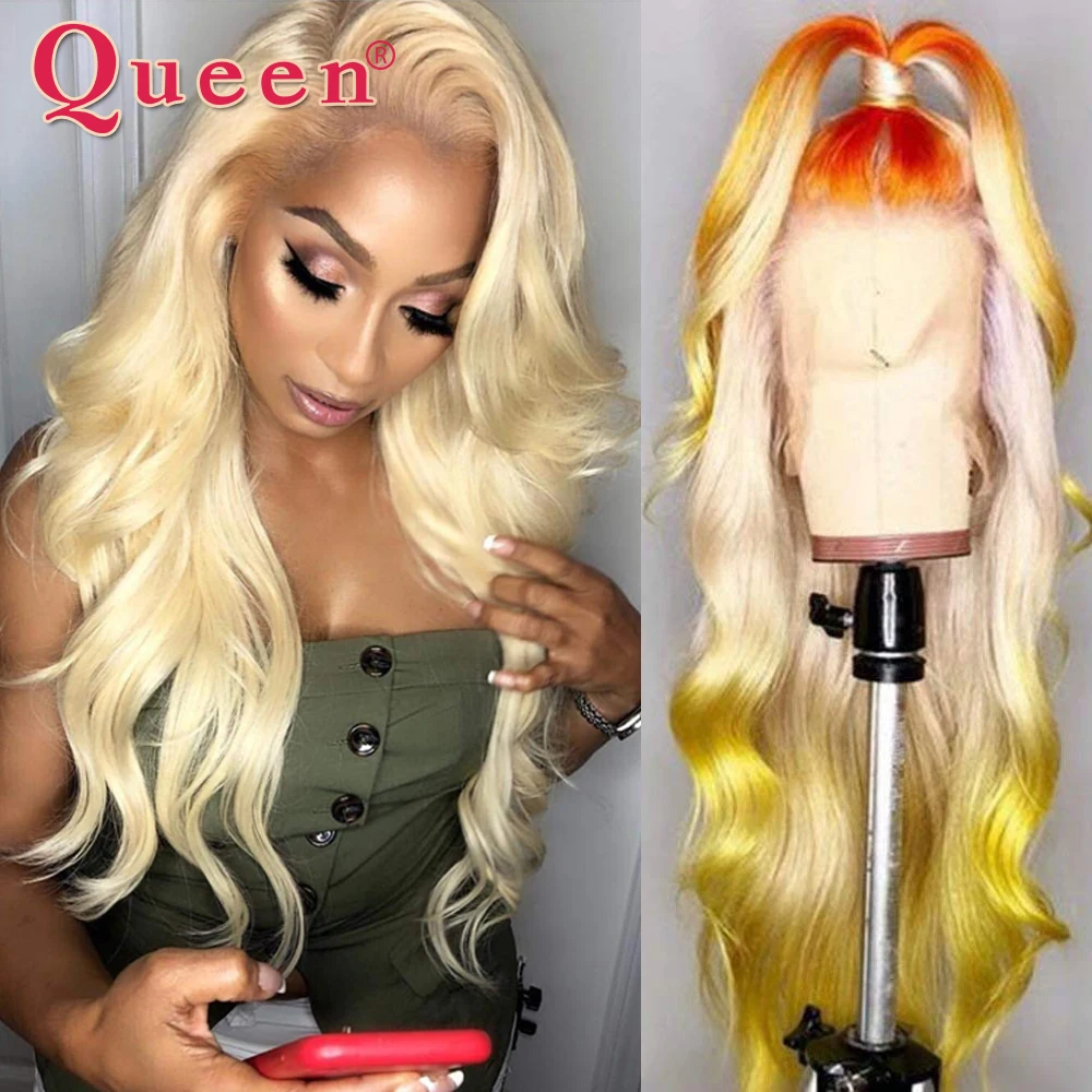 613 Frontal Wig HD Lace Front Human Hair Wigs Brazilian Transparent Body Wave Lace Front Wigs Glueless Preplucked For Women Remy