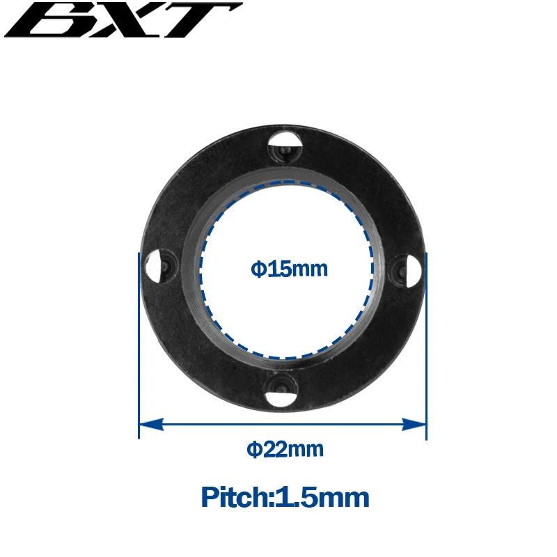 Bicycle Thru Axle Screw Nut, Thread Axle, MTB Nuts, Road Mountain Bike, Quick Release, Cap Accessories, M15