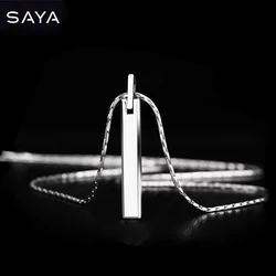 Pendants for Men and Women Classic Tungsten High Polished Scratch Proof for Couples Necklace  Engraving