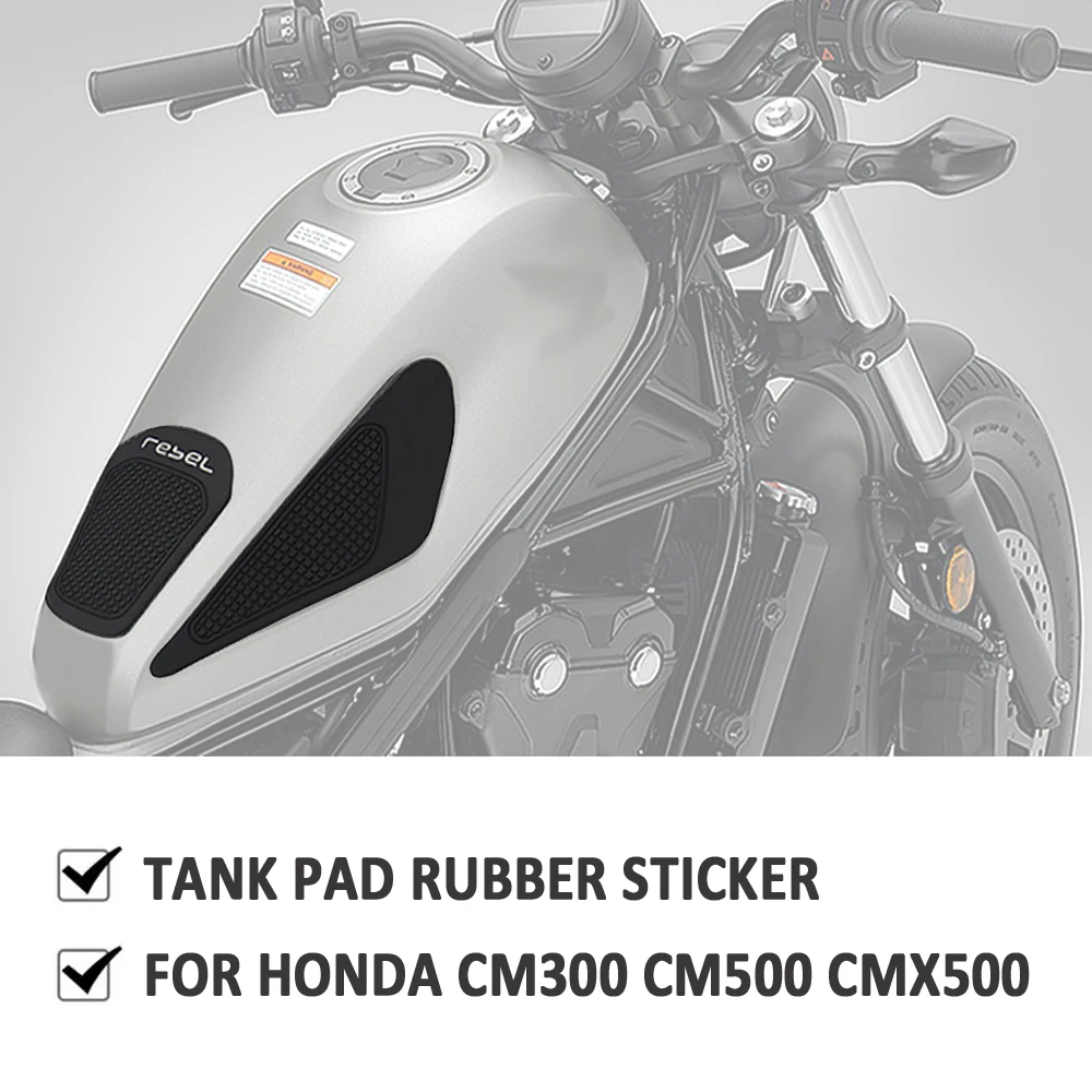 

For Honda REBEL500 REBEL300 REBEL CMX 500 300 CM500 CM300 Motorcycle Accessories Gas Tank Protect Sticker Fuel Cap Cover Pad