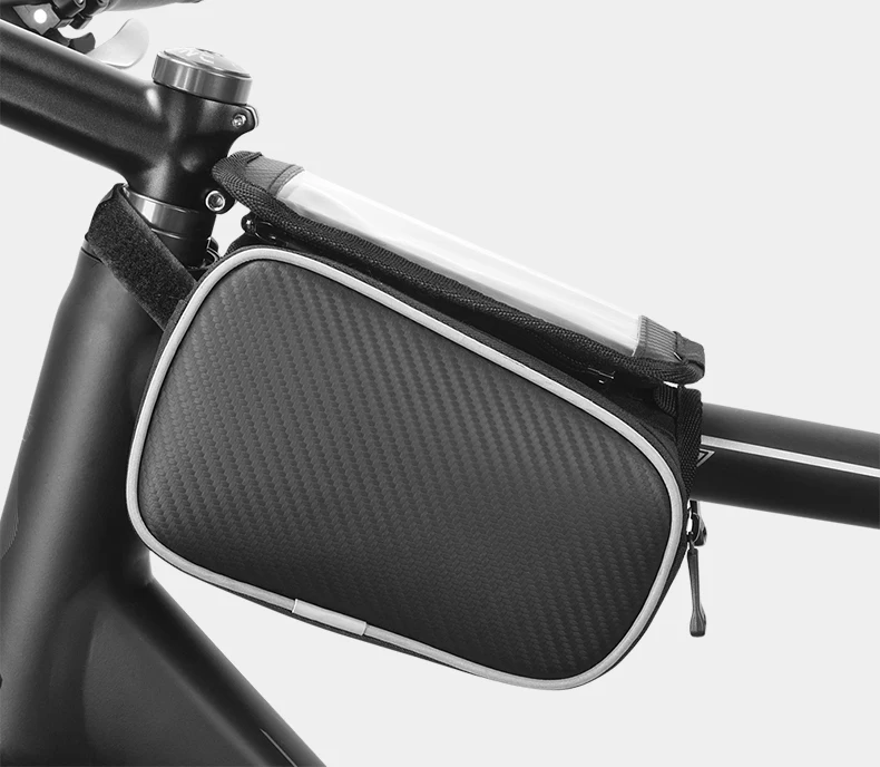 Sahoo 12813 Touchscreen Cycling Bicycle Front Top Tube Frame Double Bag for 5\