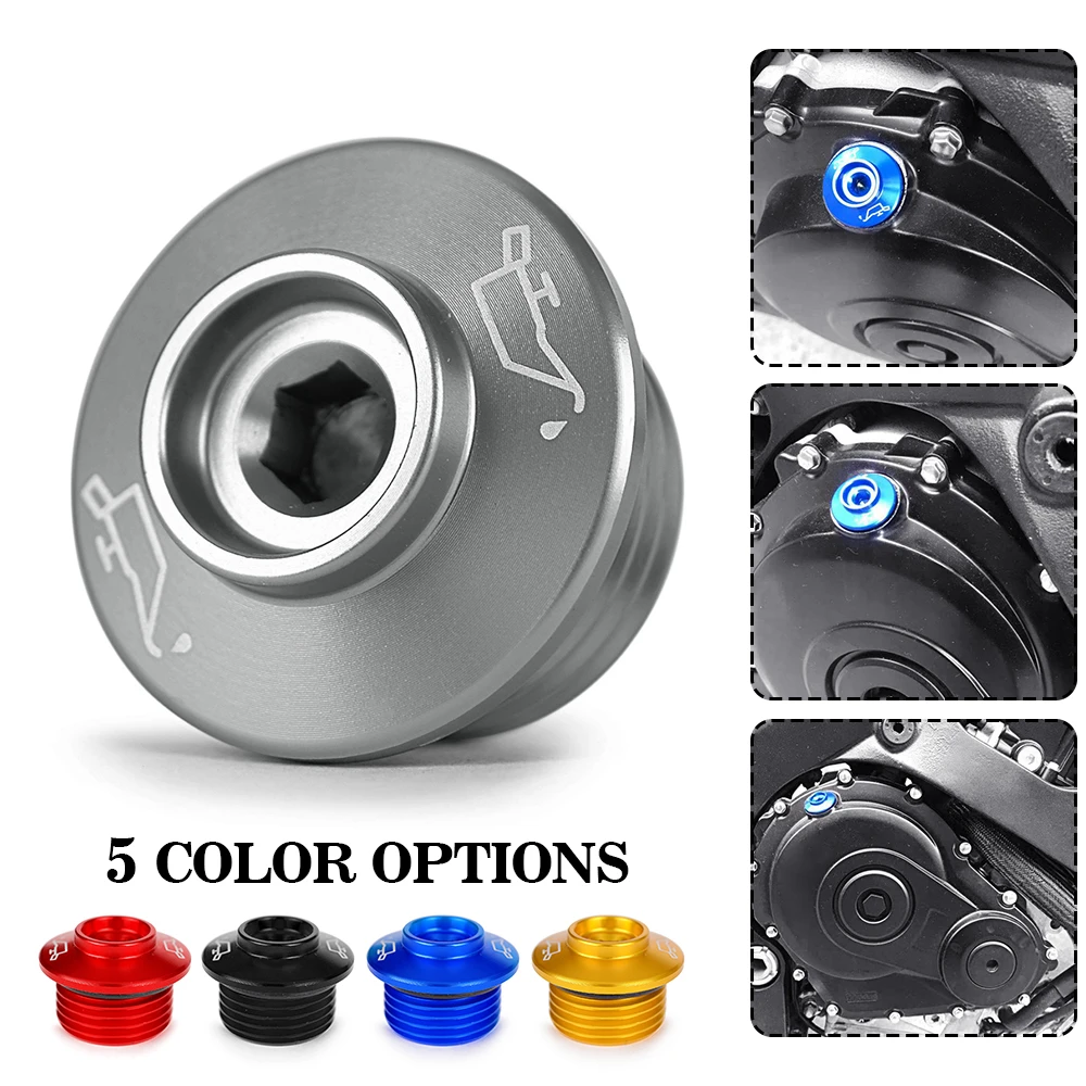 For BMW S1000R S1000RR S 1000 R S1000XR 2015-2019 Motorcycle Accessories CNC Engine Oil Filler Screw Cover Plug M24*2