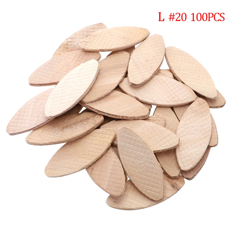 100 قطعة/المجموعة DIY دائم المنزل لوود نموذج قوة الاستقرار سهلة لتثبيت الخشب البسكويت النجار اتصال لوحات أداة