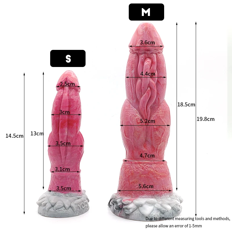 FAAK New Dragon Dildo With Suction Cup Knot Tiny Dog Penis For Beginners Vagina Stimulate Silicone Anal Sex Toy Fetish Products